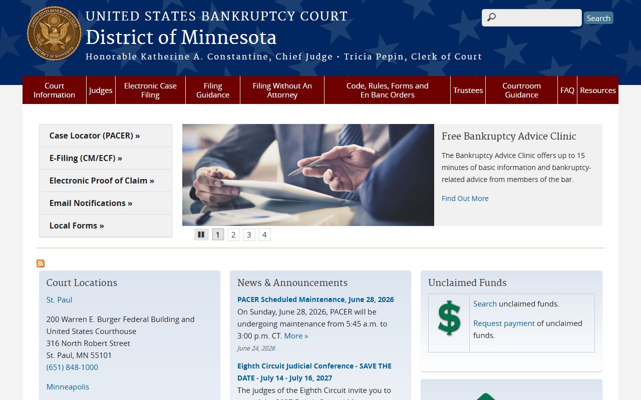 Jackson County Court Administration federal bankruptcy record distinction