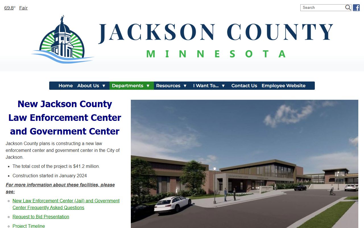 Jackson County law enforcement center records project
